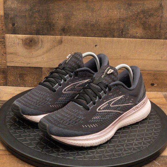 Brooks Shoes - BROOKS GLYCERIN 19 WOMENS ATHLETIC SHOES RUNNING WALKING GYM BLACK LOW SIZE 11B